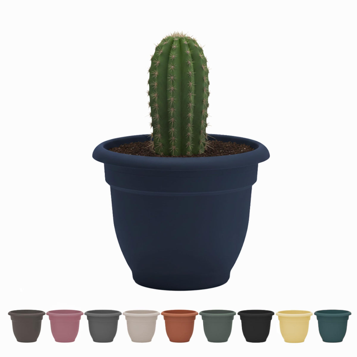 Bloem Ariana Planter, 8 in, Navy