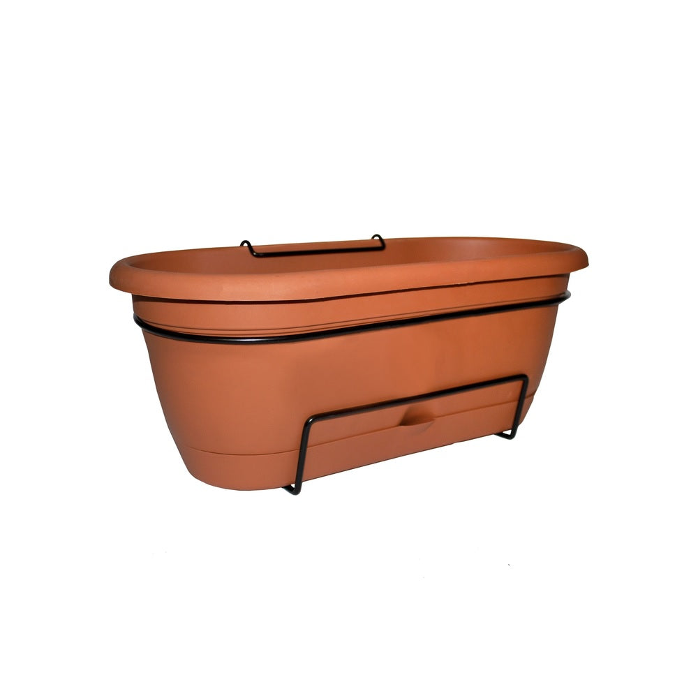 Bloem LWB1846-B Lucca Rectangular Window Box, Resin