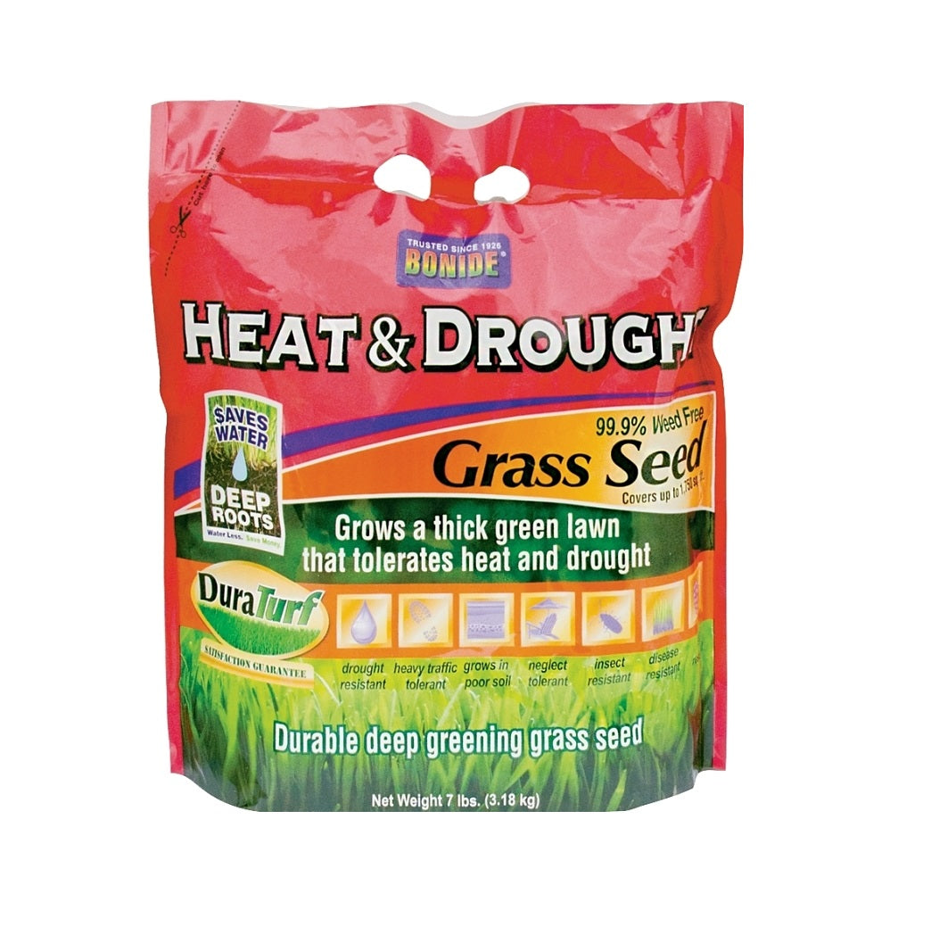 Bonide 60255 Heat and Drought Grass Seed, 7 lb