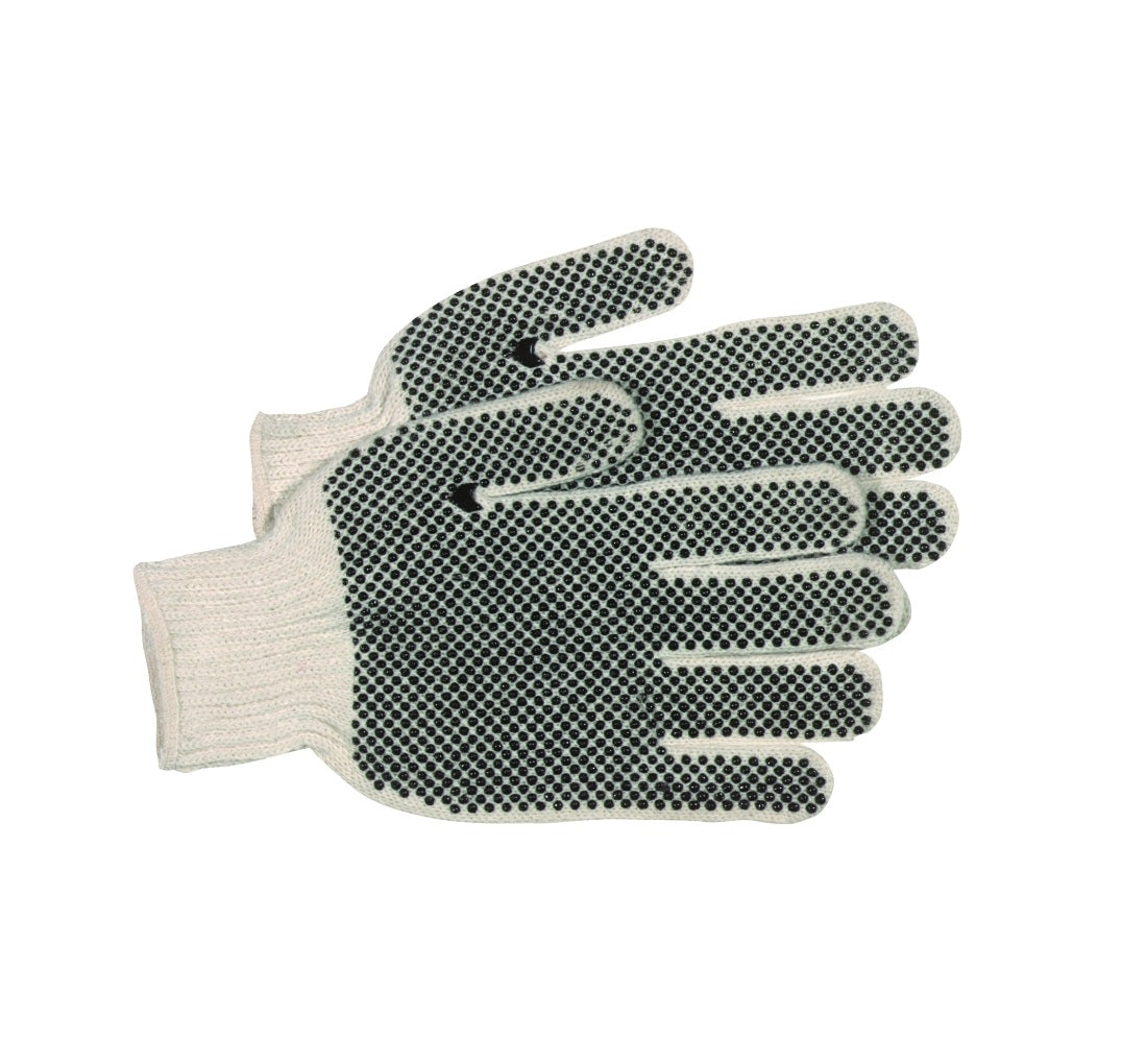 Boss 5522 Reversible Protective Gloves, Large, Black/White