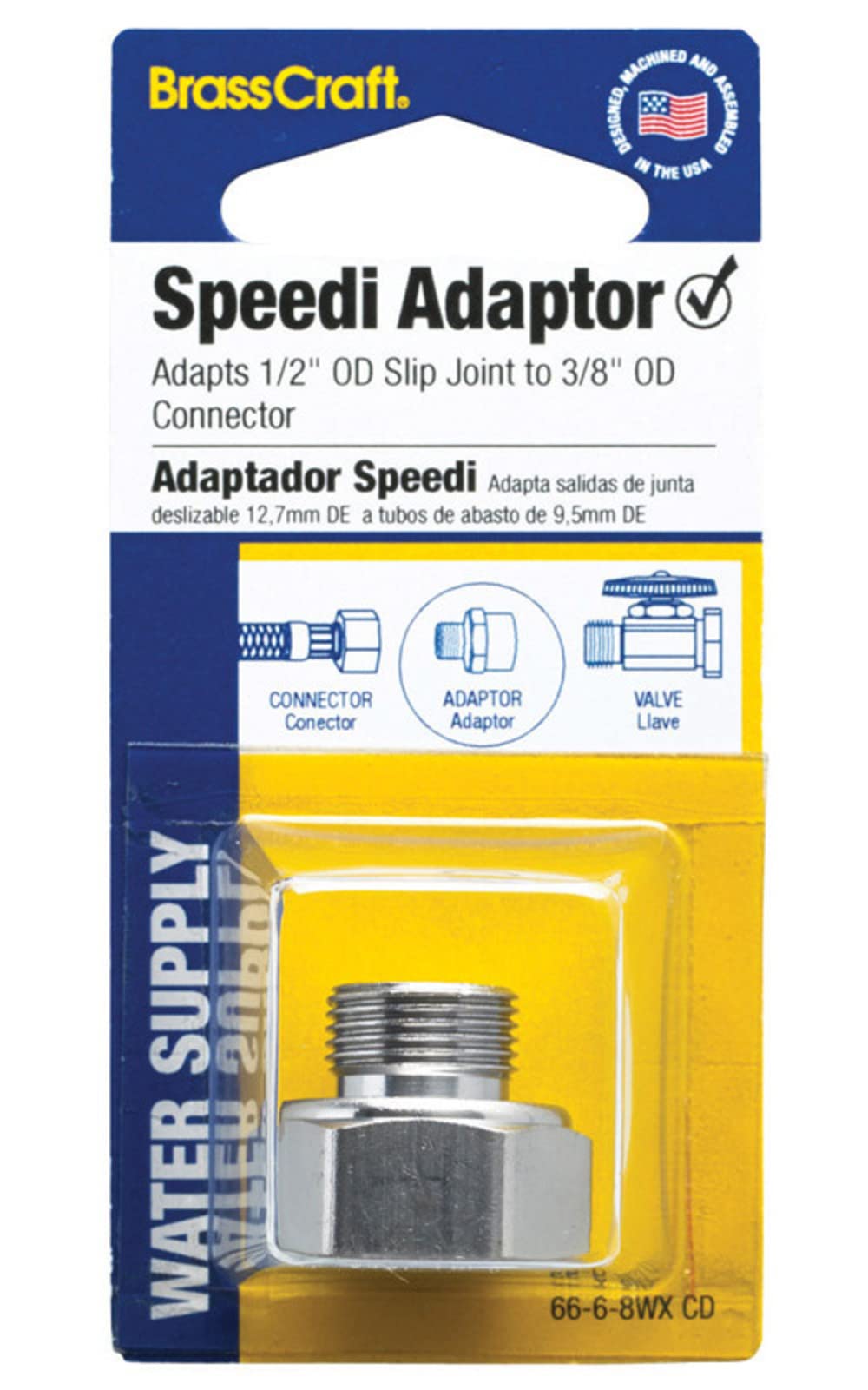 BrassCraft 3/8" OD x 1/2" FIP Adapter