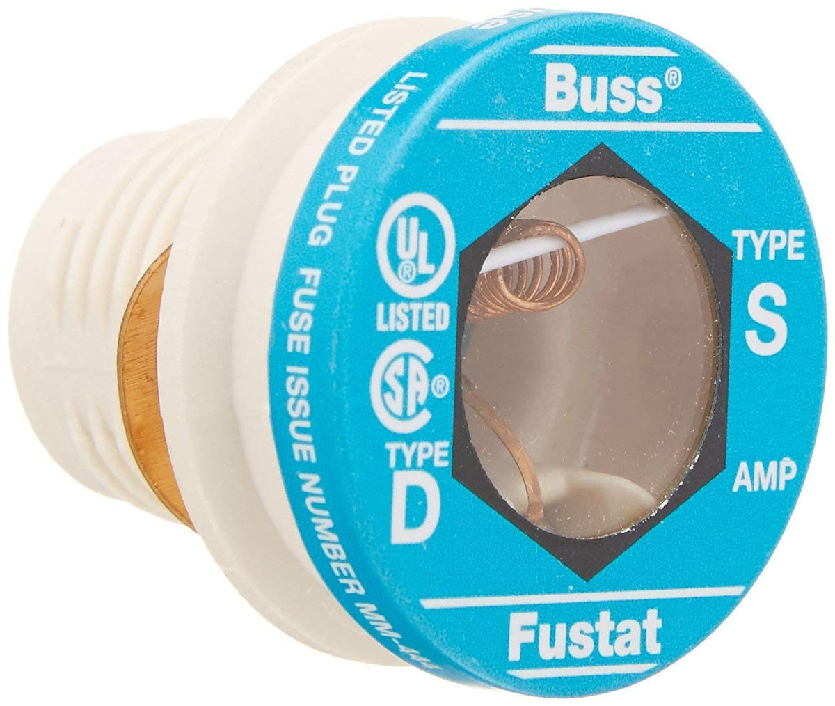 Bussmann Type S Plug Fuse 1.25 Amp