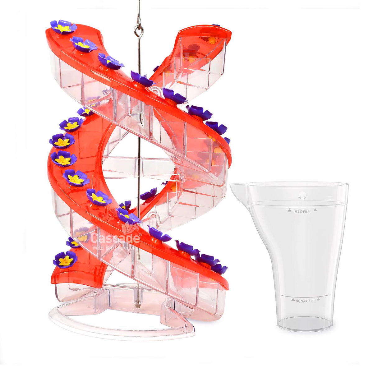 Cascade DNA Hummingbird Feeder 23.5 oz Red