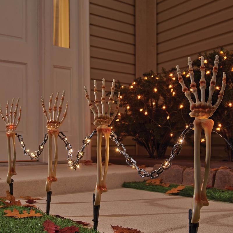 Celebrations 37199-71 Skeleton Arms Halloween Pathway Light, 18 In