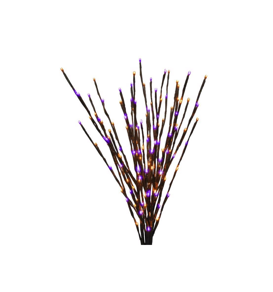 Celebrations LBST100BPLORTWA LED Burst Halloween Decor, 32"