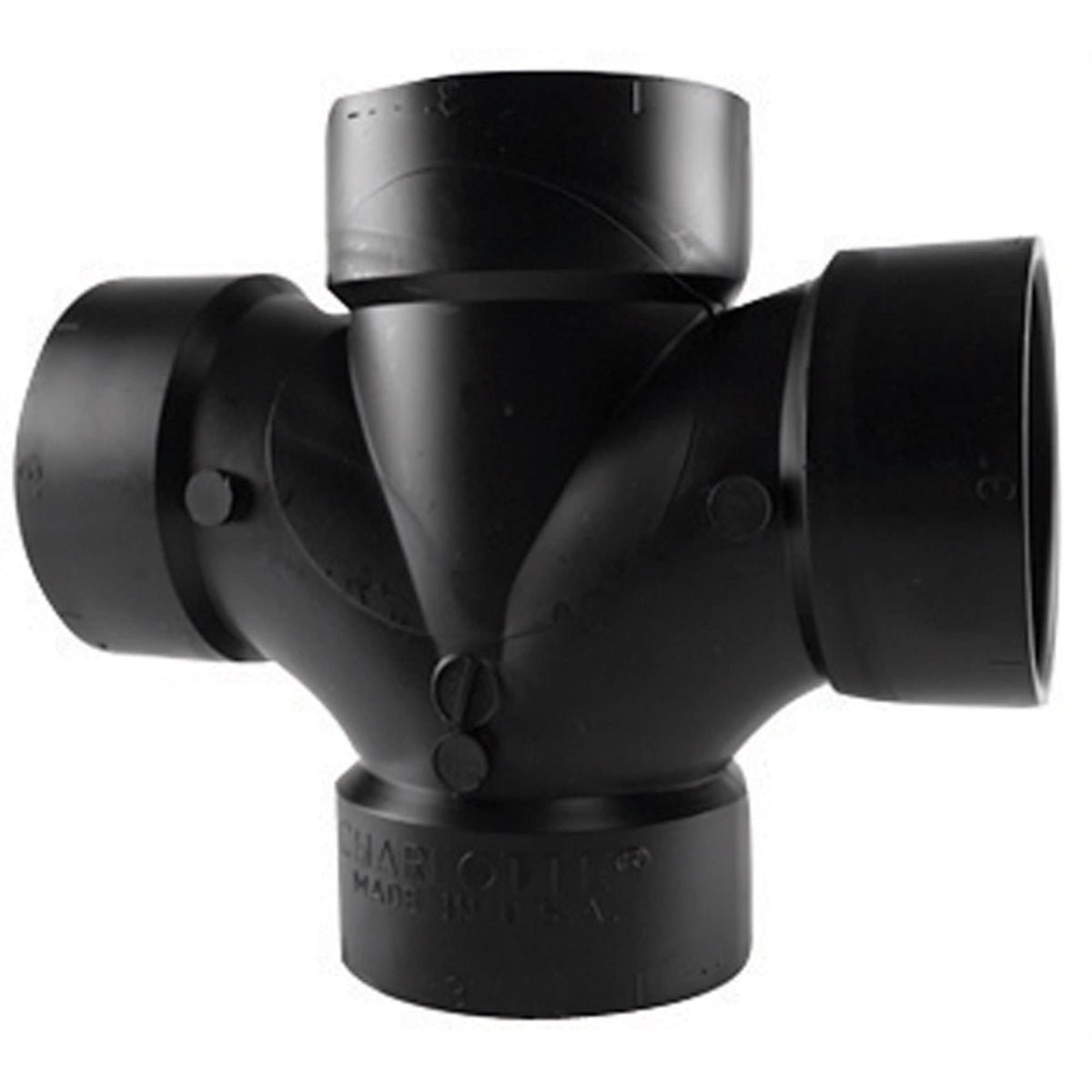 Charlotte Pipe 3" HxHxHxH Double Sanitary Tee