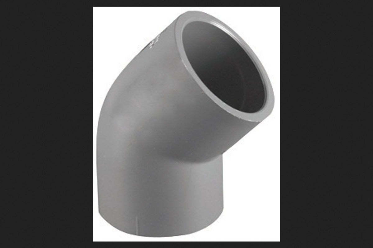 Charlotte Pipe 1/2 in. 45-Degree Slip x Slip PVC Schedule 80 Elbow