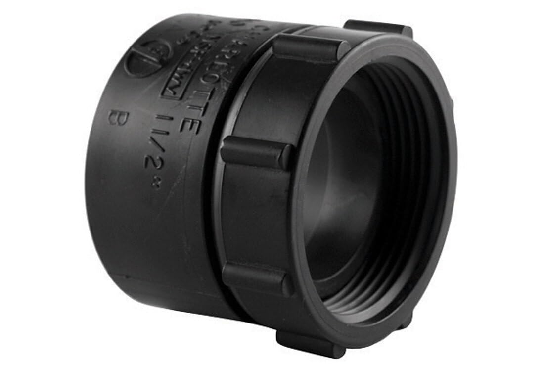 Charlotte Pipe 1-1/2 in. Hub x FPT Swivel Tray Plug Adapter