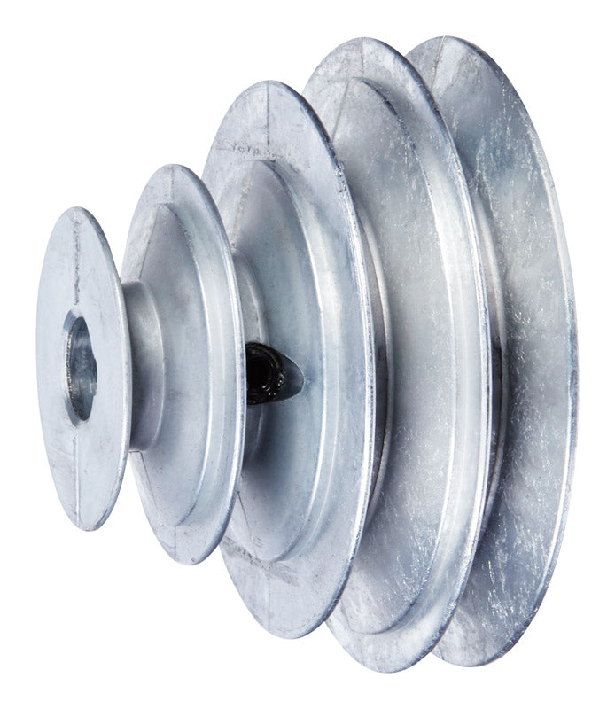 Chicago Die Cast 1416 V Groove 4-Step Pulley, Zinc