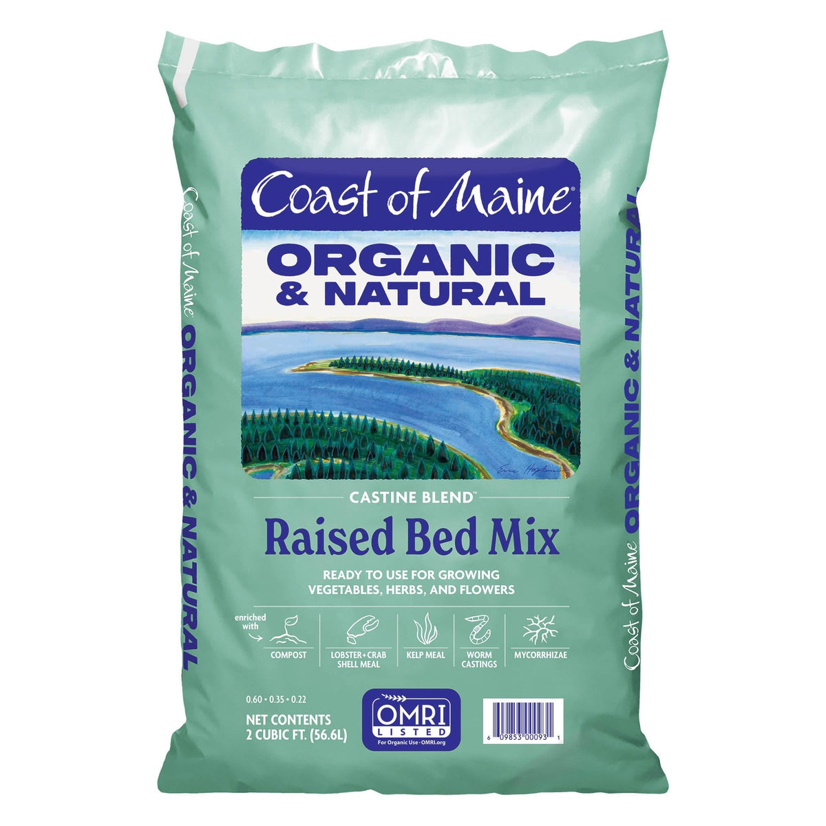 Coast of Maine Castine Blend Organic Raised Bed Mix, 2 cu ft