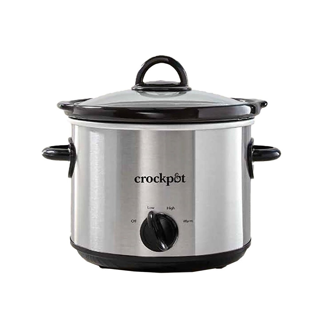 Crock-Pot 2135591 Manual Slow Cooker, Silver, 3 Quart