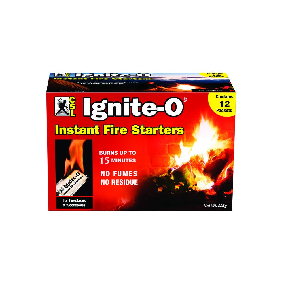 CSL FS855-24 Ignite-O Instant Fire Starter, 15 Minutes Burn Time