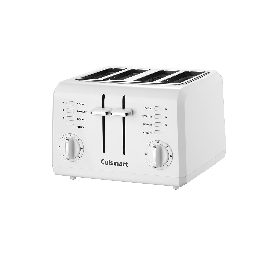 Cuisinart CPT-142P1 4-Slice Electric Toaster, White, 850 W
