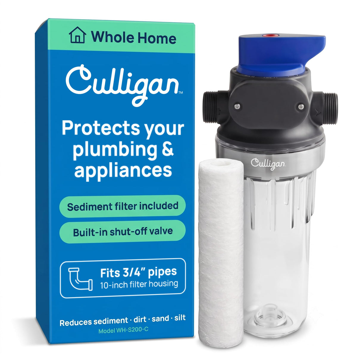Culligan 3/4" Whole House Sediment Water Filter System