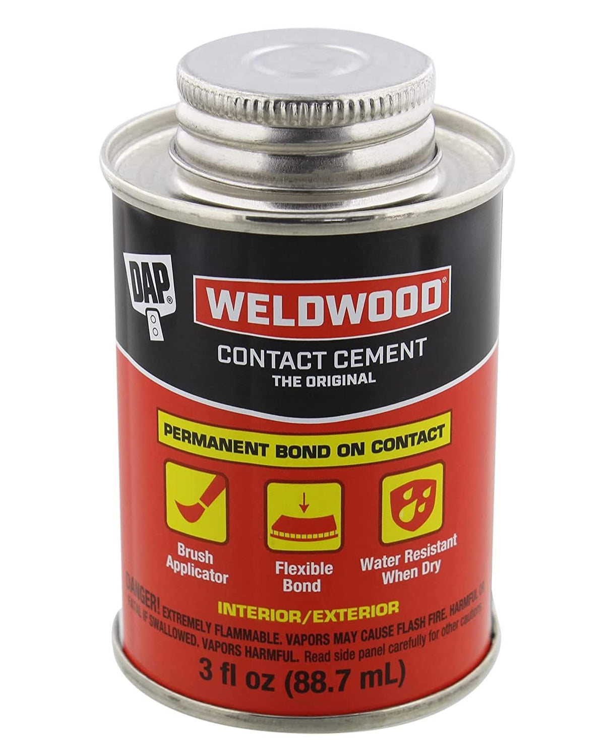 Dap 00107 Weldwood Contact Cement, 3-Ounce