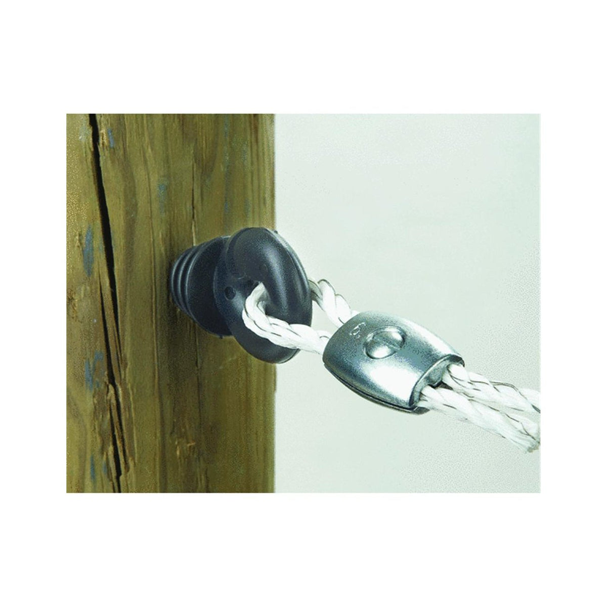 Dare Black Post Ring Insulator, 25-Pack