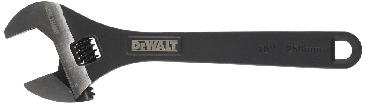 DeWalt Heavy Duty Adjustable Wrench, 10 in.