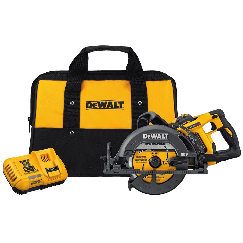 DeWalt FLEXVOLT 60V MAX 7-1/4" Worm Drive Cordless Circular Saw Kit