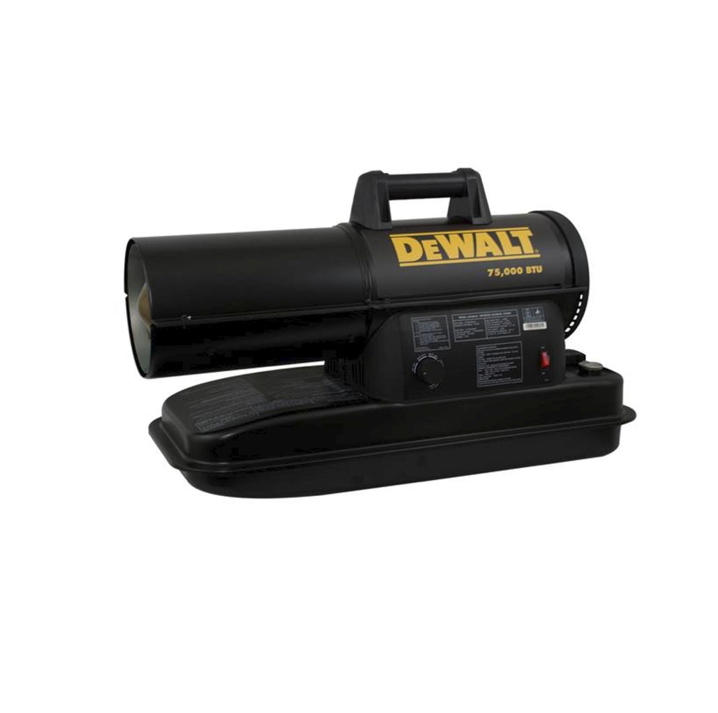 DeWalt F340761 Diesel/Kerosene Heater, Black, 80000 Btu/h