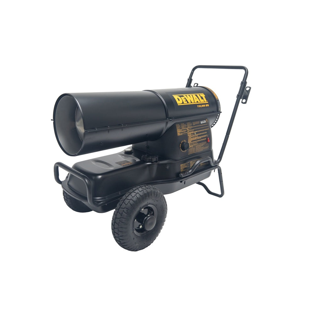 DeWalt F340768 Forced Air Kerosene Heater, Black, 135,000 BTU