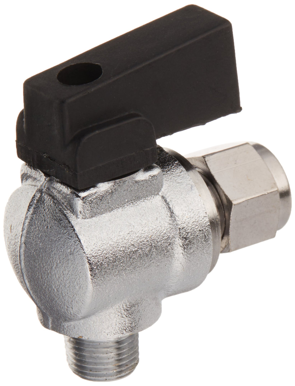 Dial 1/4 x 1/8 Angle MPT Ball Water Shutoff Valve