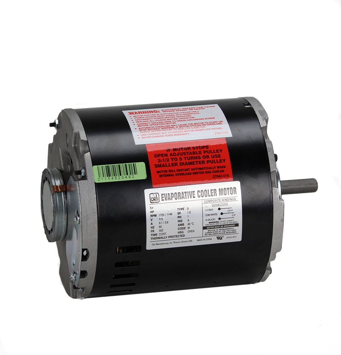 Dial Manufacturing 1/2 HP 115V 2-Speed Evaporative Cooler Motor