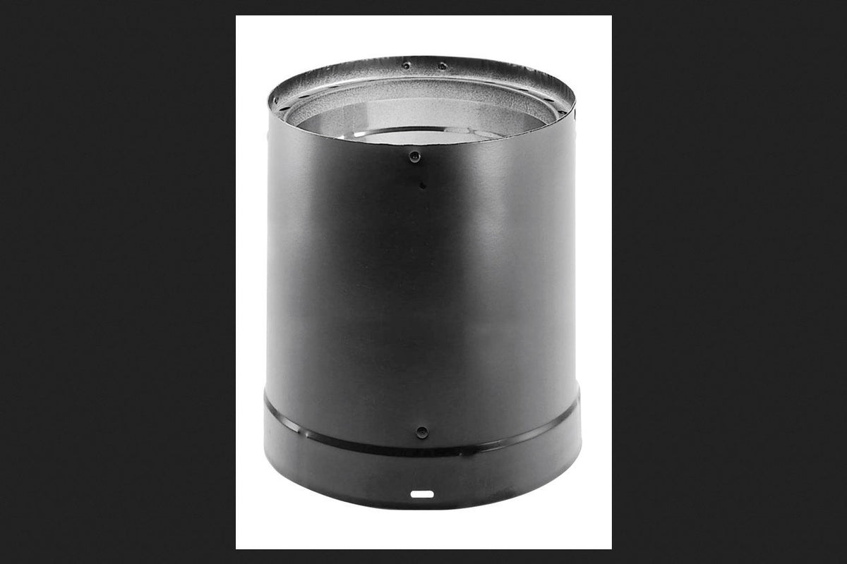 DuraVent DVL Double-Wall Black Stove Pipe, 6 In. x 24 In.