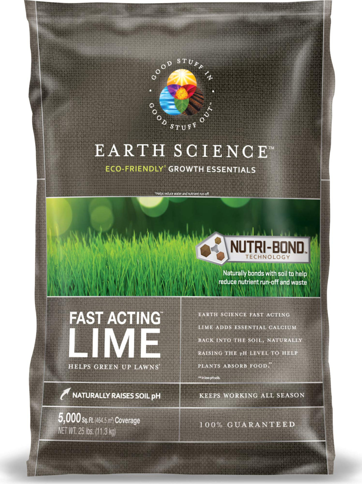 Earth Science Fast Acting Lime, 25 lb
