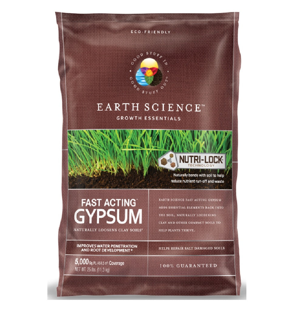 Earth Science Fast Acting Gypsum, 25 lb