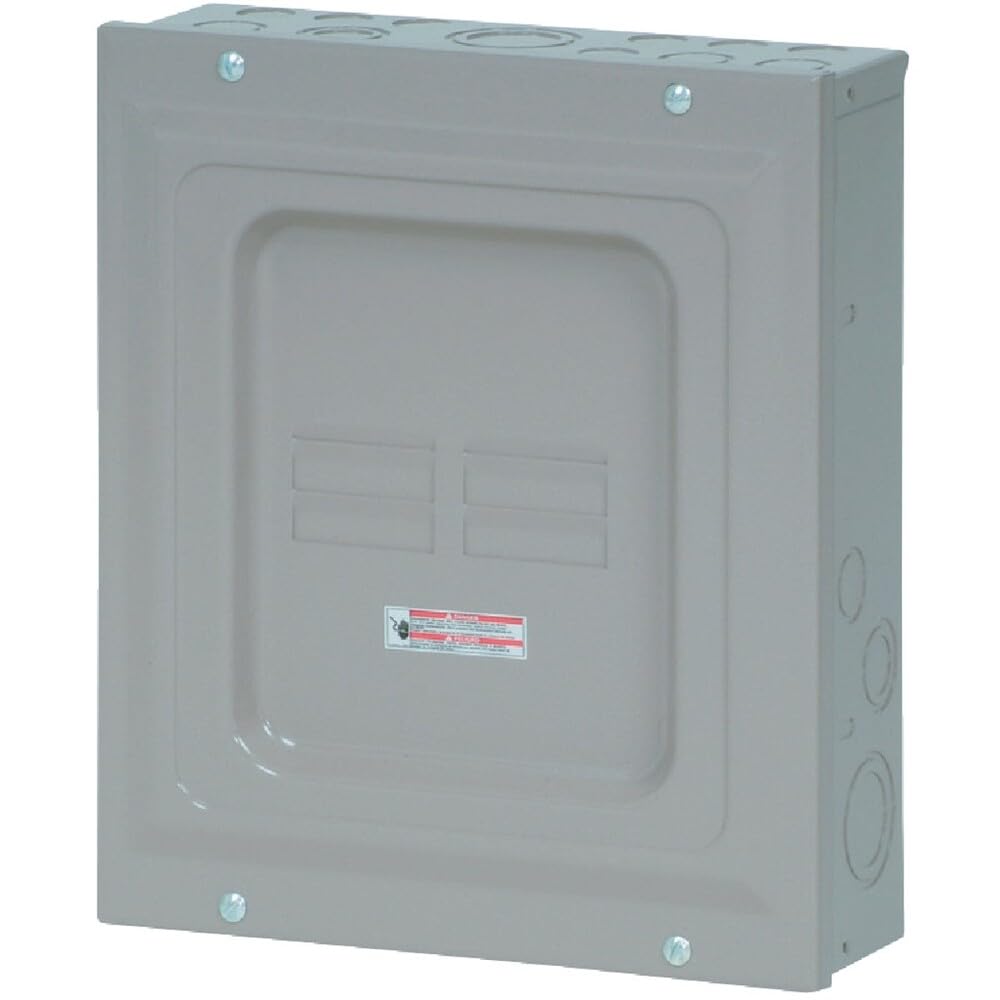 Eaton 4-Circuit 125-Amp Main Lug Load Center, Indoor Surface Mount