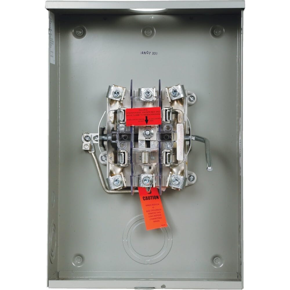 Eaton 200A Single Residential Meter Socket with Lever Bypass