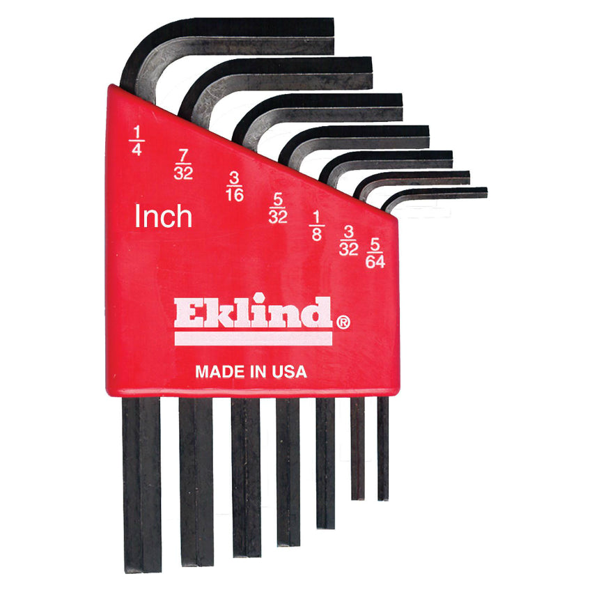 Eklind 10107 Short Arm Hex-L Key Set, 7 Piece