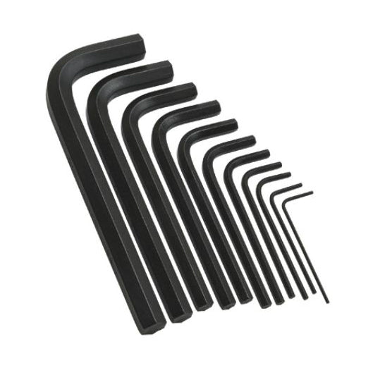 Eklind 10111 Short Arm Hex Key Set, 11 Piece