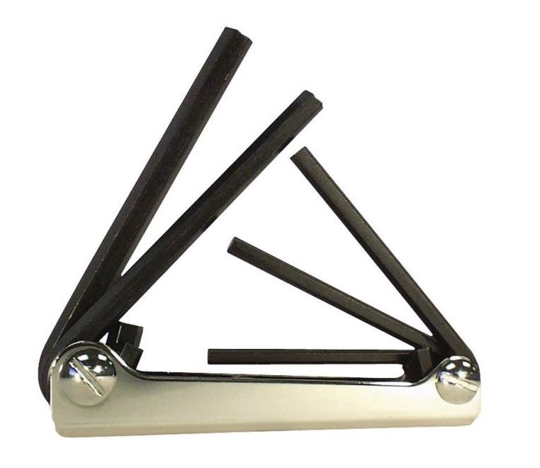 Eklind 20511 Large Fold-Up Hex Key Set, 5 Piece