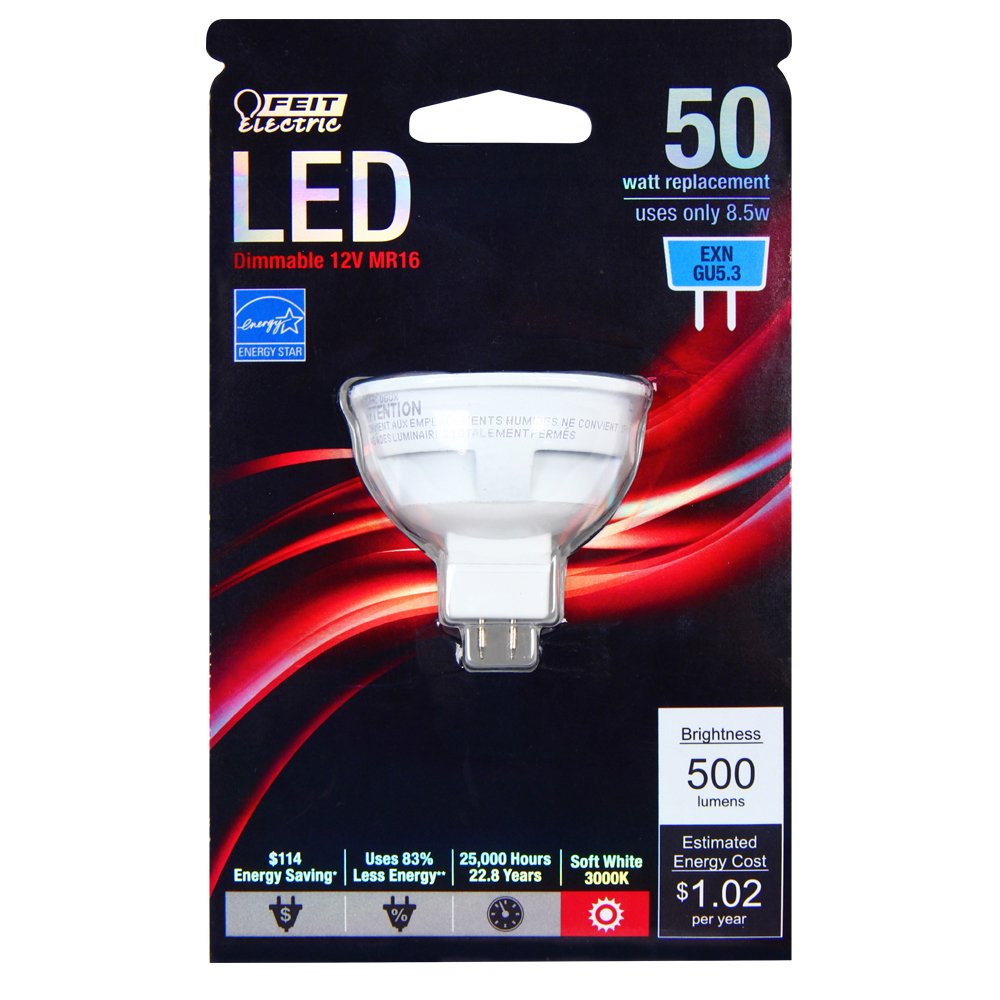 Feit Electric LED MR16 GU5.3 Dimmable Light Bulb