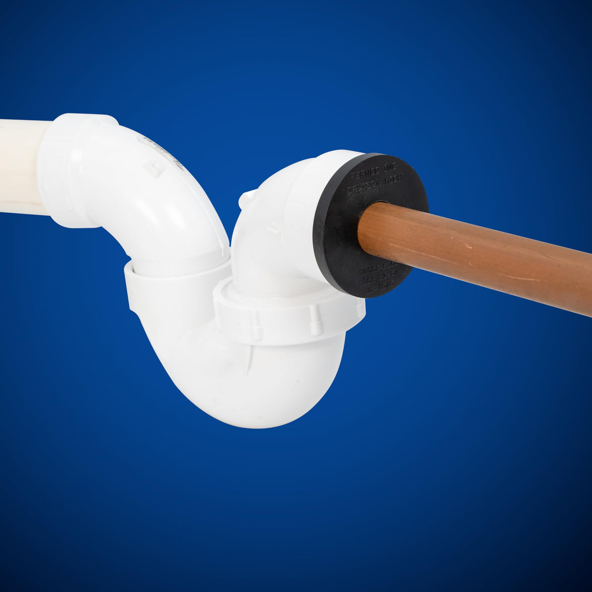 Fernco 1-1/2 in. x 3/4 in. Flexible Utility Pipe Connector