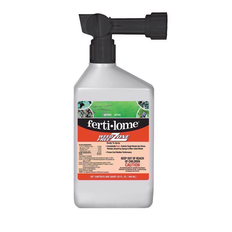 Ferti-lome Weed Free Zone Ready-to-Spray Weed Killer, 32 Oz