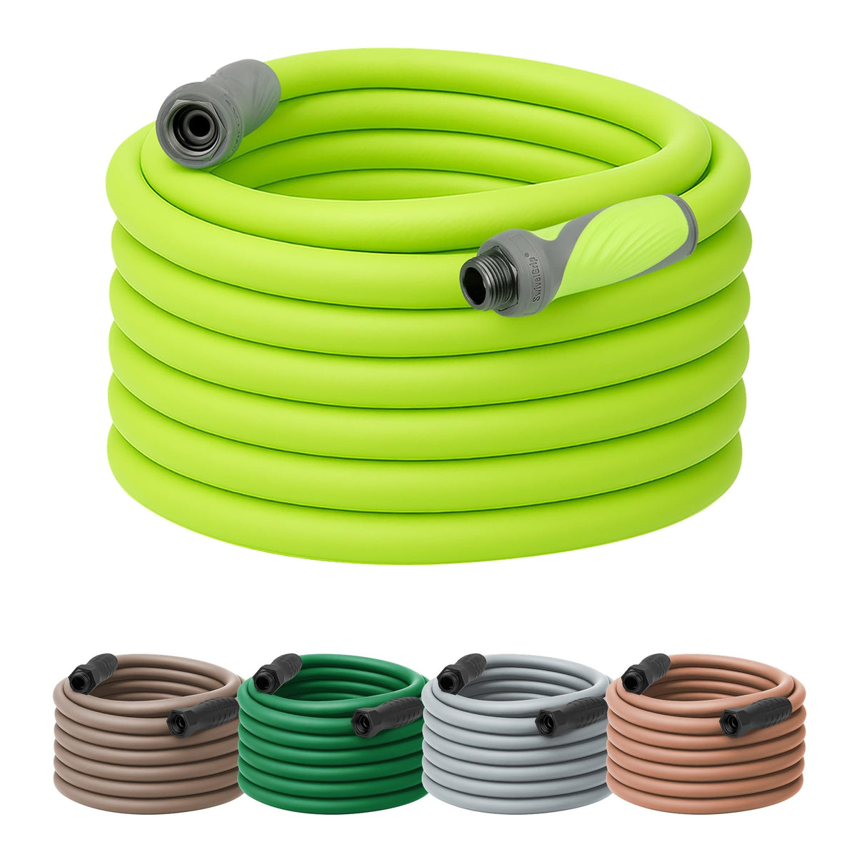 Flexzilla SwivelGrip™ Lightweight Garden Hose, Green, 5/8" ID x 75'
