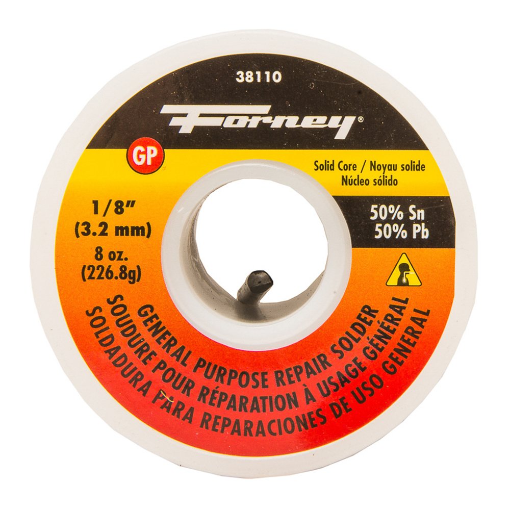 Forney Solid Wire Solder, 16 oz.