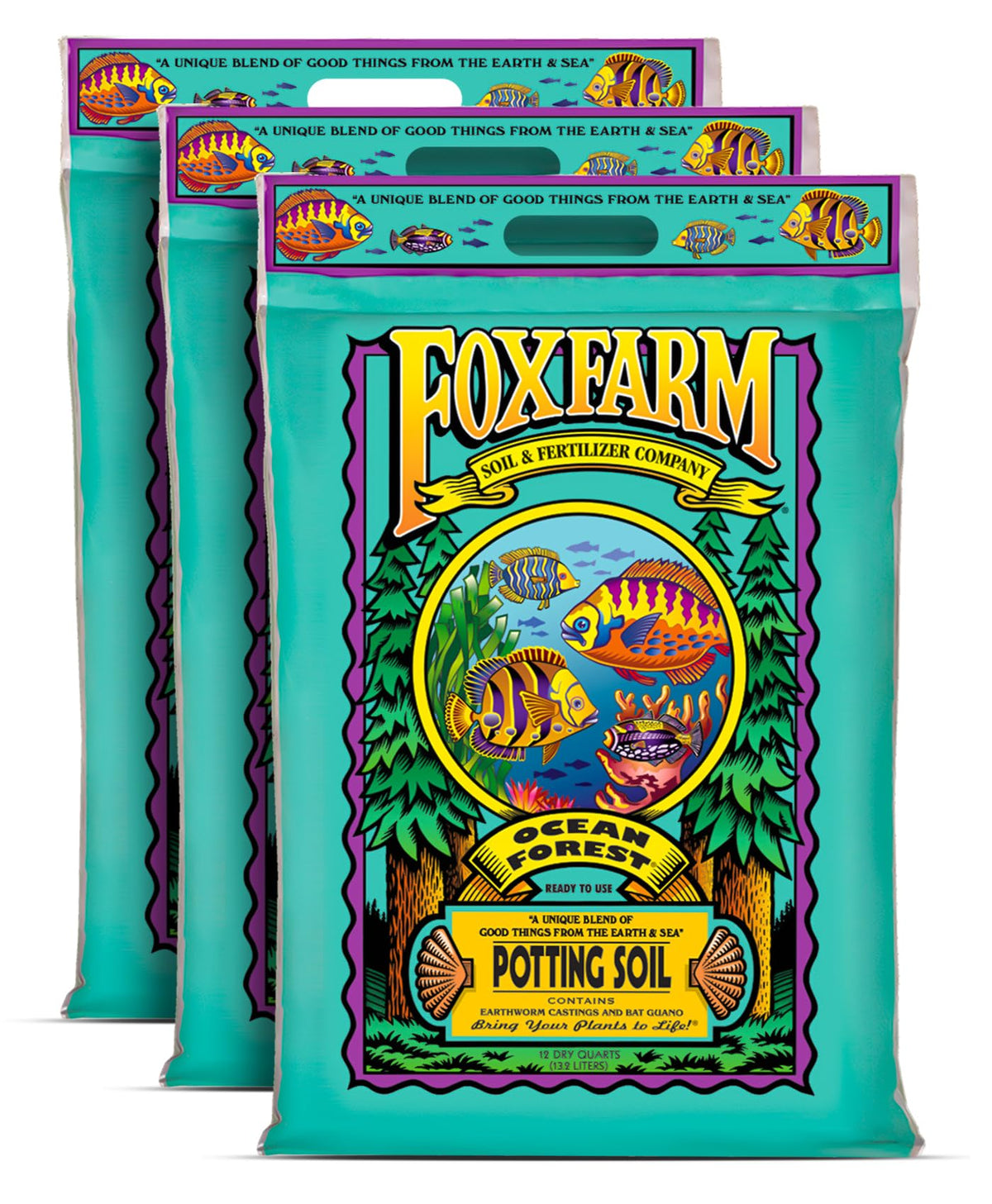 FoxFarm Ocean Forest Potting Soil, 12 Quart