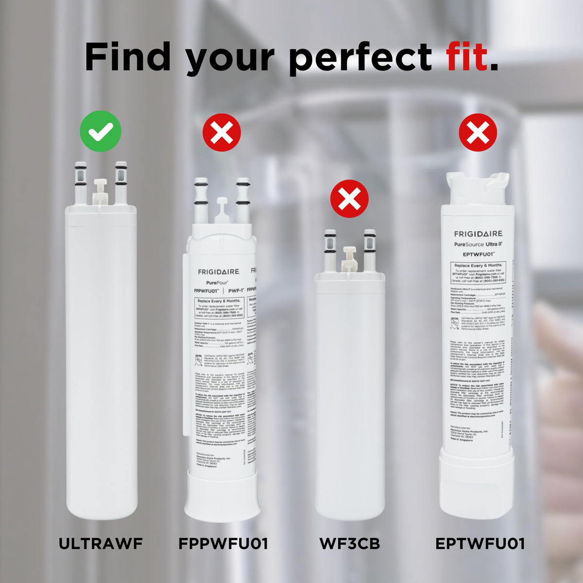 Frigidaire PureSource Ultra Refrigerator Water Filter Replacement