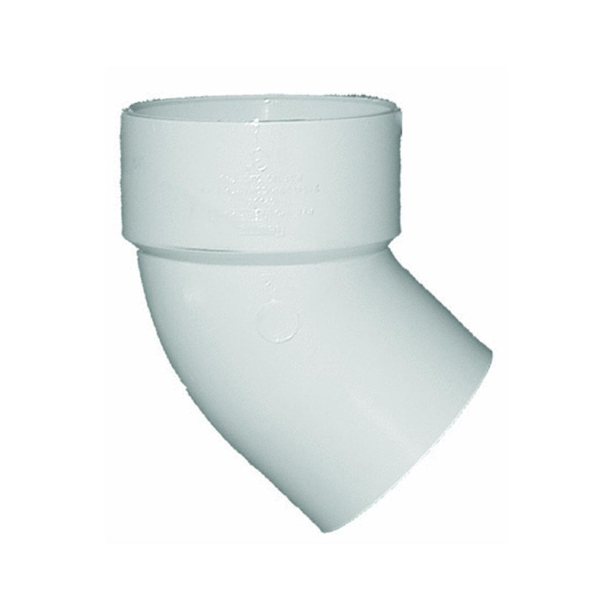 Genova 3" PVC DWV 45-Degree Schedule 30 Street Elbow