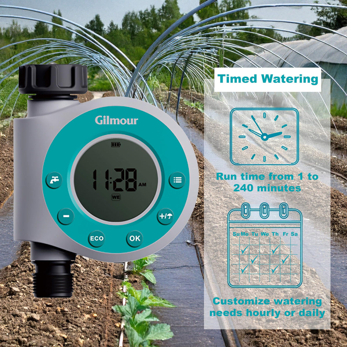 Gilmour Electronic Water Timer, Single Outlet