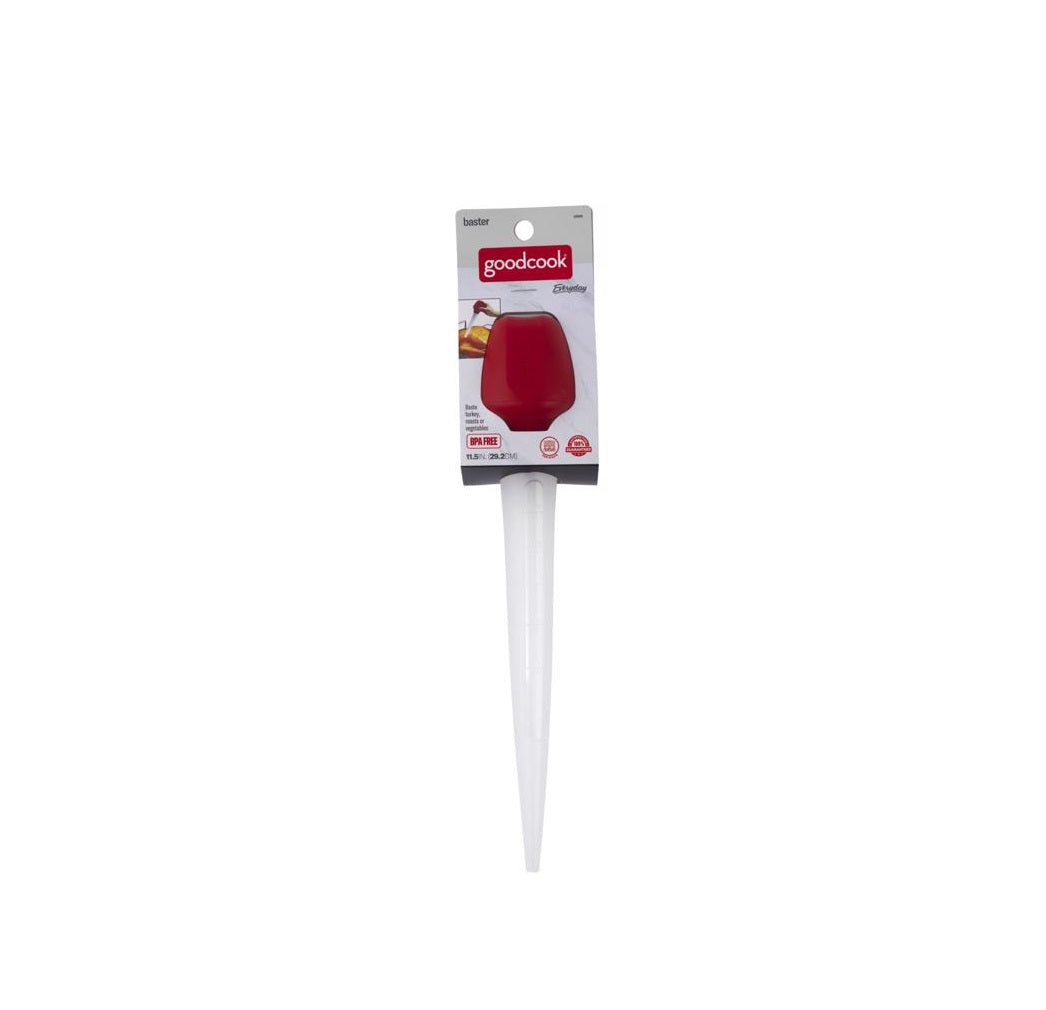 Good Cook 10800 Baster, Nylon, Clear/Red