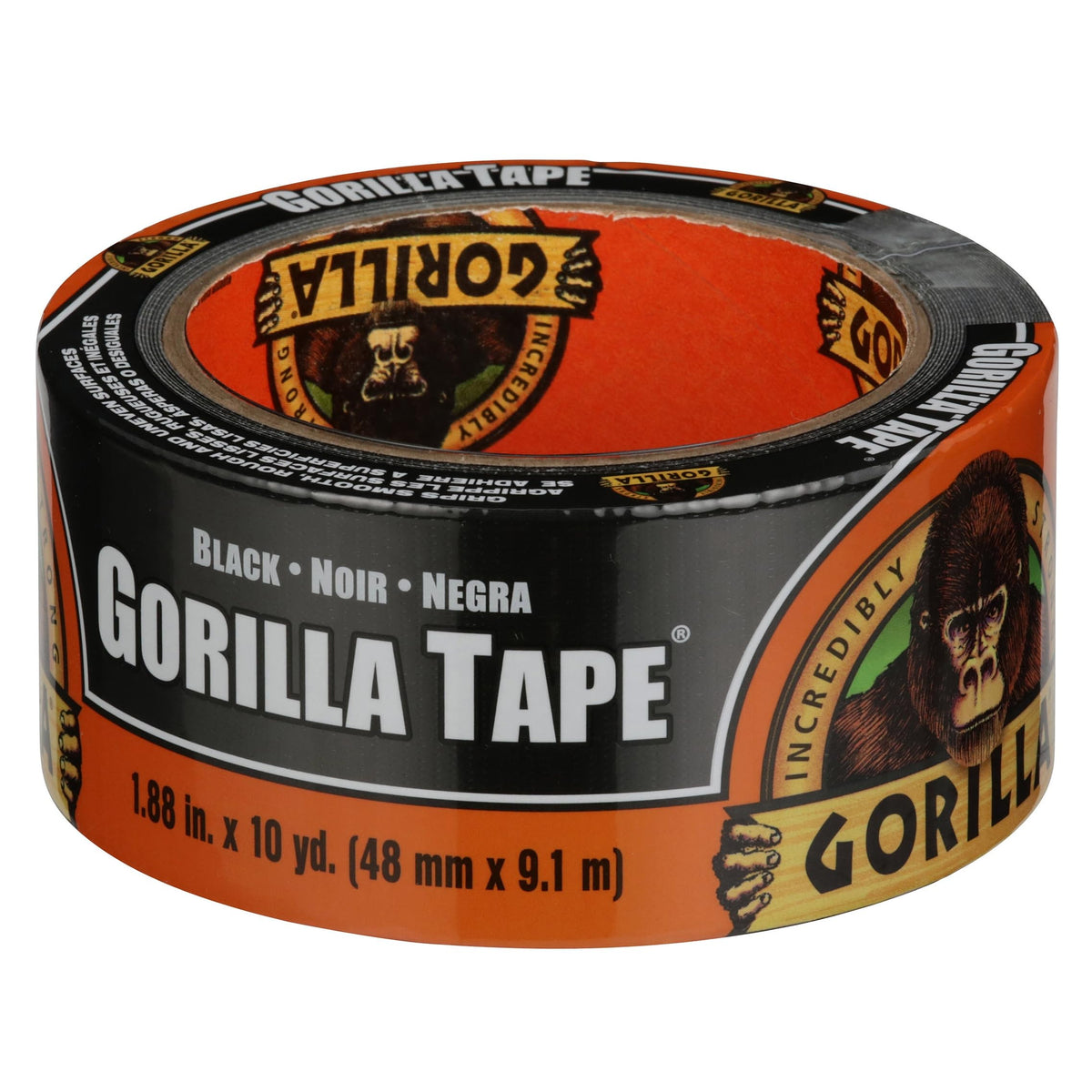 Gorilla Tape, 1.88 in. x 10 yd., Black