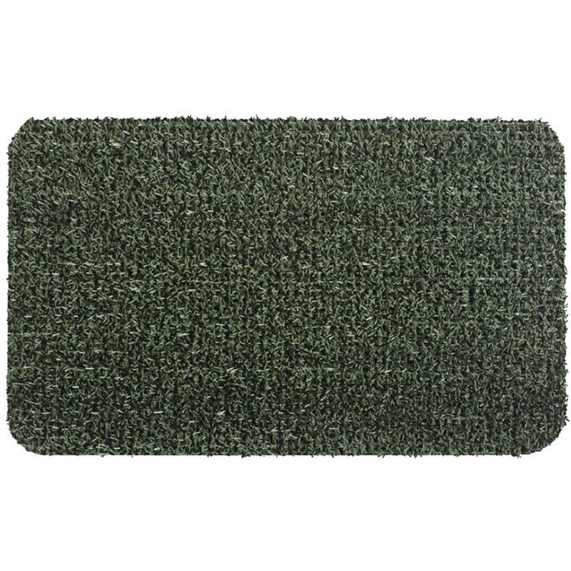 GrassWorx Flair Classic Clean Machine Scraper Doormat, Evergreen, 24 x 36 In.