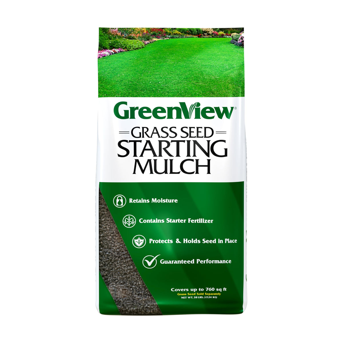 GreenView Grass Seed Starting Mulch, 38 lb