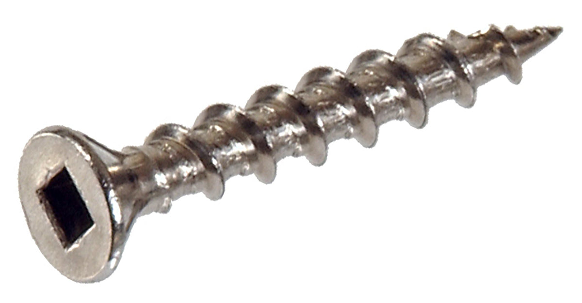 Hillman Stainless Steel Square Drive Deck Screw #8 x 1-1/4" (25-Piece)