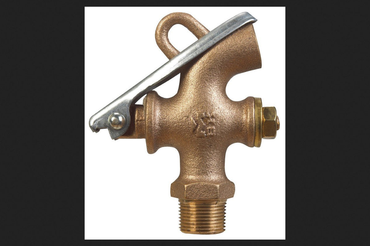 Homewerks 3/4" Bronze Drum & Barrel Faucet Quarter Turn Lockable Handle