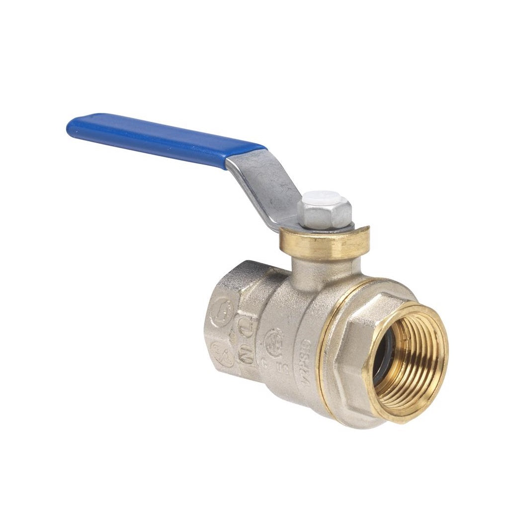 Homewerks 113-2-34 FIP Ball Valve, Nickel Plated